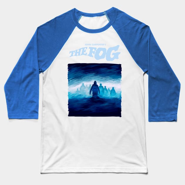 The Fog Illustration by Burro Baseball T-Shirt by burrotees